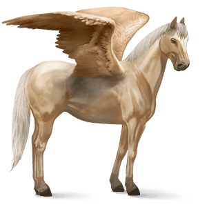 riding pegasus french trotter flaxen chestnut 