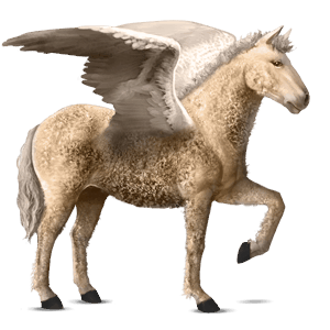 riding pegasus palomino