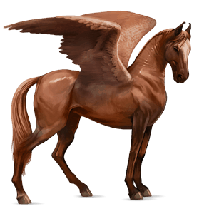 riding pegasus knabstrupper chestnut
