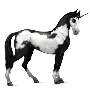 riding unicorn palomino