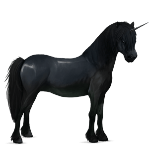 unicorn pony light gray