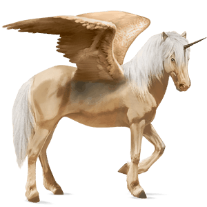 winged riding unicorn vanner dapple gray tobiano