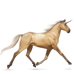 riding unicorn roan