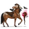 riding horse pumpkin