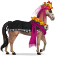 pony novia púrpura 