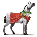 winged riding unicorn liver chestnut