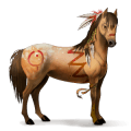 riding unicorn french trotter dark bay