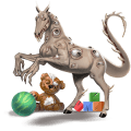 riding horse purebred spanish horse mouse gray