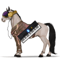 riding unicorn french trotter liver chestnut
