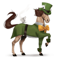 riding horse roan