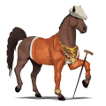 draft horse percheron light gray