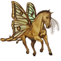 riding horse flaxen chestnut 