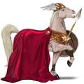 riding unicorn mustang mouse gray