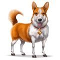 wild horse welsh corgi