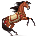 mythological horse rakhsh