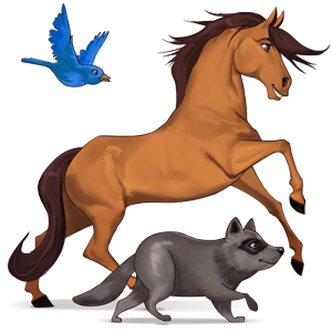 riding horse thoroughbred bay