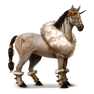 riding horse shagya arabian dapple gray