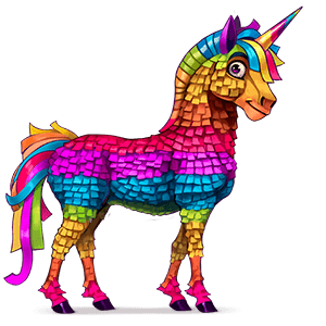 winged riding unicorn german saddle horse strawberry roan