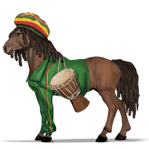 riding horse irish hunter light gray