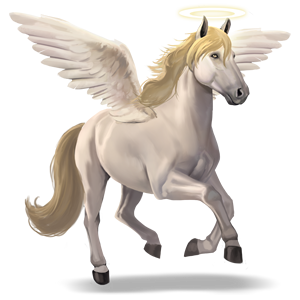 riding unicorn demonic angel