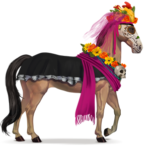 riding unicorn novia púrpura 