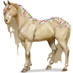 divine horse white chocolate