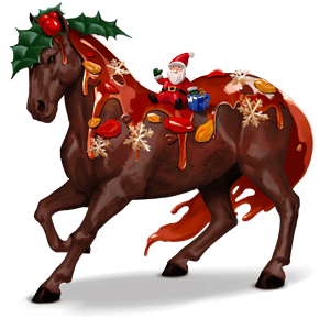 divine horse christmas pudding