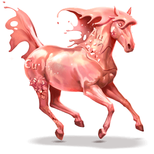 divine horse rose gold